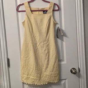 Jodi Kristopher vintage floral square neck dress